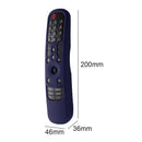 Anti-Slip Smart TV Remote Control Case for LG MR21GA/MR21GC (Midnight Blue)