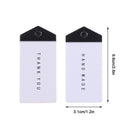 And White Handmade Labels Handwritten Gift Tags Thanks Cards Thank You Hang Tag