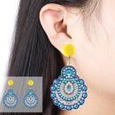 Mosaic Diamond Earrings DIY Painting Kit Drill Ear Dangles Jewelry (EH03) Newly