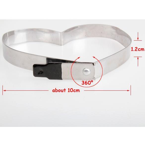 Kitchen Heart Shaped Chef-Fried Egg Shape-Stainless Steel Shape