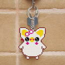 Artwork Stamped Needlework DIY Bead Cross Stitch Craft Keychain Cartoon Pig K