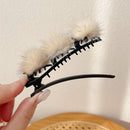 Accessories Headwear Double Layer Hairpins Pompom Braid Hair Pins Hair Clips