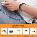 Mosquito Repellent Bracelets - Anti Mosquito Insect Wristband Set (Black)