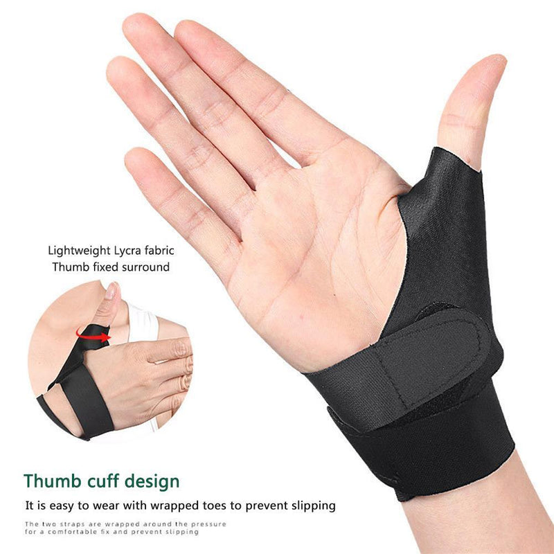 Wrist Guard Brace Support Carpal Sprains Sport Pain Relief Bandage (Left)