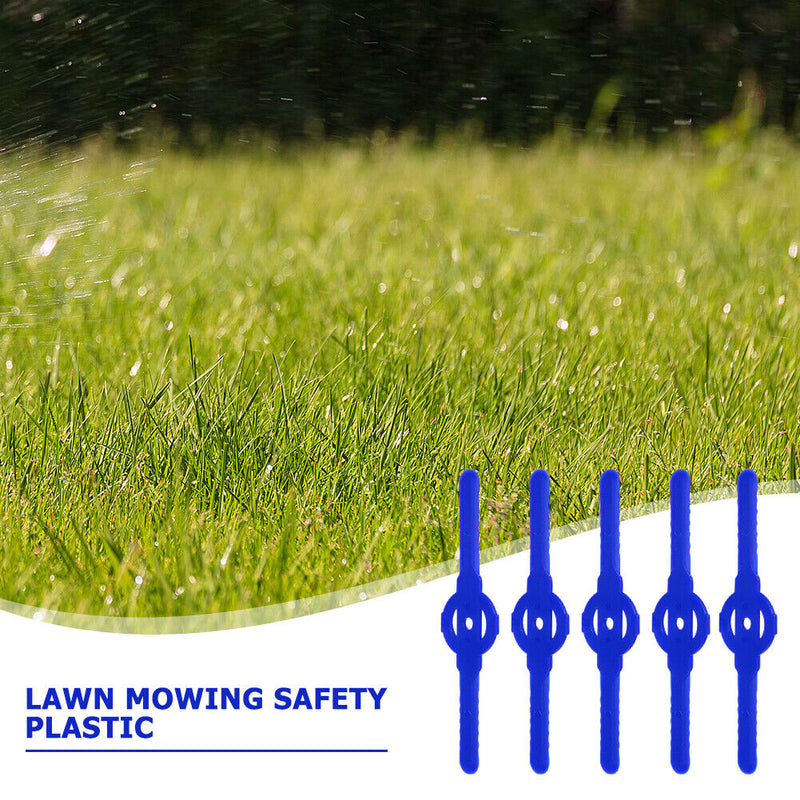 5pcs Plastic Grass Cutter Blades for Lawnmower Trimmer Garden Replacement Par