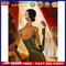 Women Singer Wear Dress Frameless Digital Paint Hand Painted Oil Picture Deco