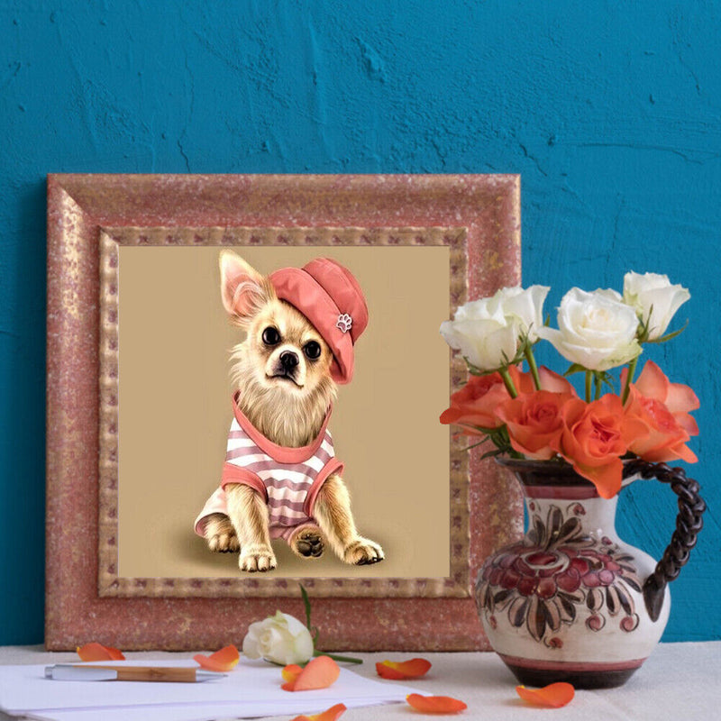 Diamond Painting 5D Dog DIY Full Round Drill Mosaic Picture Crafts Art Kits