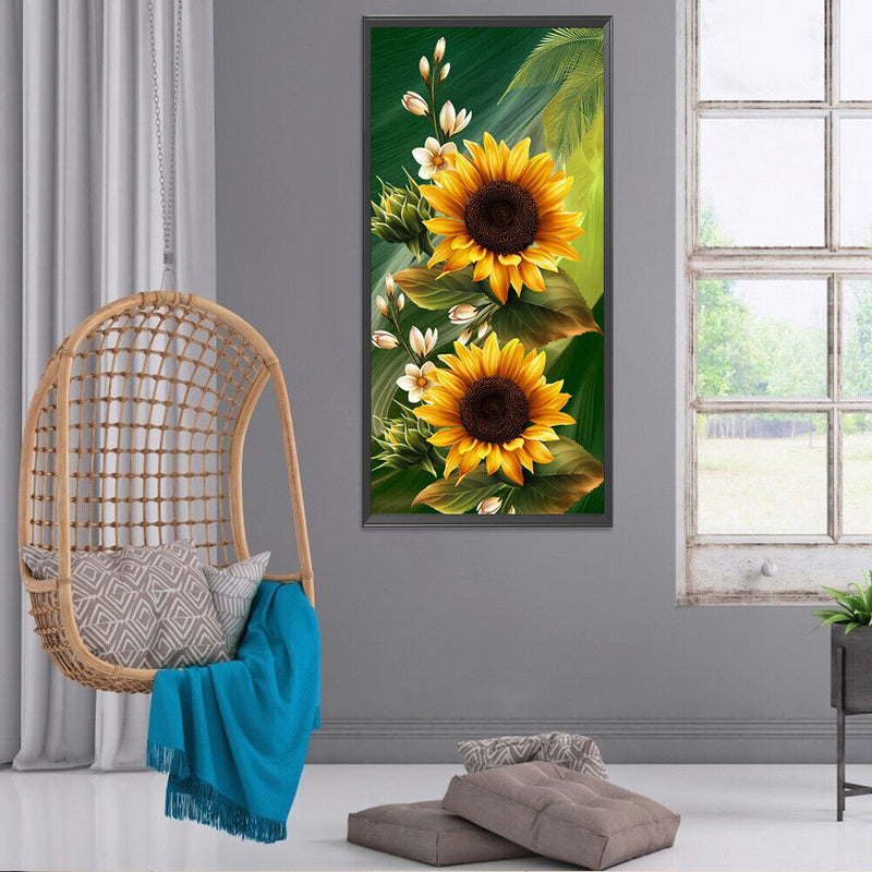 5D DIY Diamond Painting Sunflower Full Square Drill Mosaic Rhinestone Picture