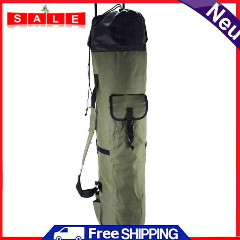 Fishing Rod Bag Oxford Cloth Cylinder Fishing Reel Carrier Tackle Storage Bags