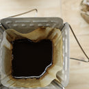 Folding Coffee Filter-Stainless Steel Coffee Powder Stand for Picnic Hiking