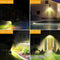 Waterproof LED Solar Lawn Lamp Spike Light Control Garden Path (Warm White)