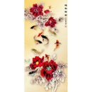 30*50cm DIY Diamond Embroidery Fish Diamond Painting Cross Stitch Chinese M