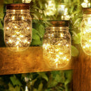 LED Solar Fairy Mason Jar Light Party Wedding Garden Decor (Warm Light 1m) Newly