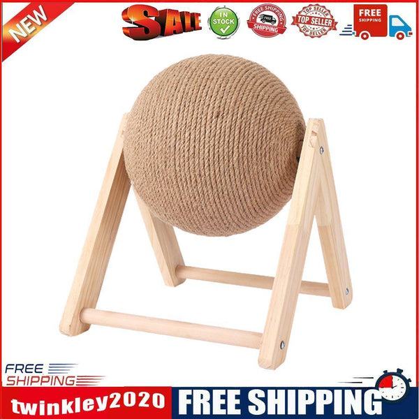 Cat Scratching Ball Toys Kitten Sisal Rope Balls Board Grinding Paws Care