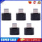 5x Type-C OTG Connector USB C Male to USB 2.0 Female Converter (Black)