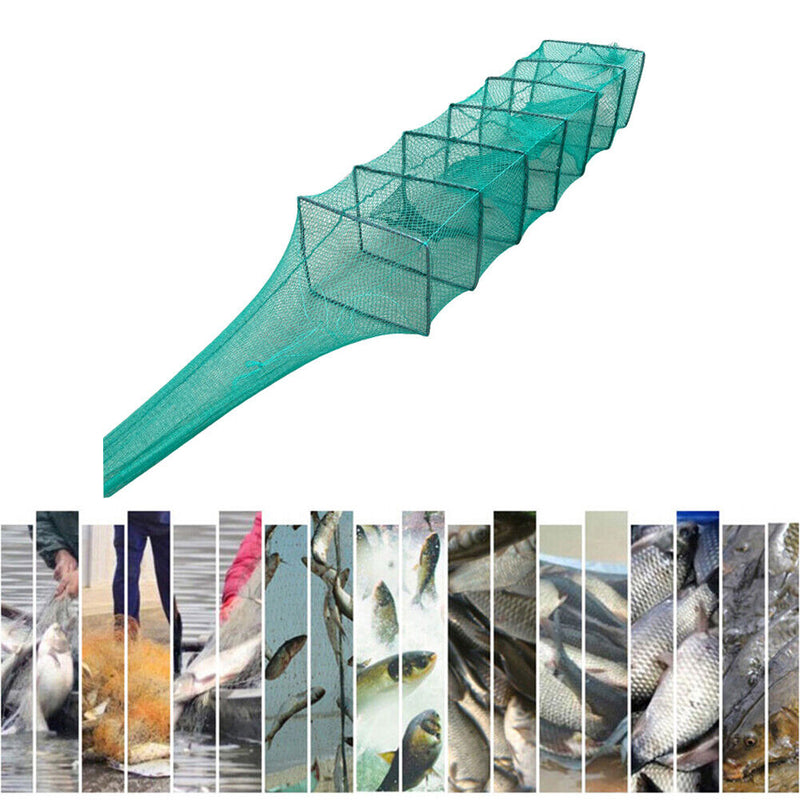 Portable Fishing Net Lobster Cage Foldable Crab Fish Catcher Trap (No.1) Newly