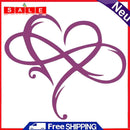 Metal Infinity Heart Wall Sign Art for Living Room Wedding Hanging Decoration