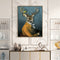 Mr Elk Oil Paint By Numbers Kit DIY Acrylic Painting on Canvas Frameless