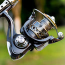 BK 13BBs Right Left Hand 4.7/1 Metal Line Cup Spinning Fishing Reel (6000) Newly