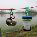 Aluminum Tent Wind Rope Buckle Outdoor Camping Hiking Awning O-type Hook Buck