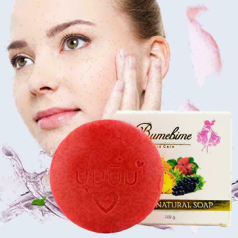 100g Fruit Handmade Soap Whitening Moisturizing Exfoliating S4C2 R1H5 Bar I1V0