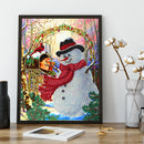 Special Shaped Snowman 5D DIY Diamond Painting Handwork Kit Home Decor Craft