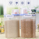 Transparent Coarse Cereals Tank Plastic Grains Storage Box Sealed Cans Container