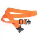 Nylon Travel Tied Cargo Luggage Belt Strap Buckles Camping Kits (Orange) Newly