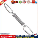 Outdoor Camping Tent Spring Wind Rope Buckle Fix Hook Buckles (White 1pc) Newly