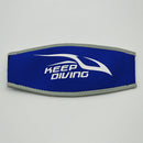 Neoprene Scuba Diving Cover Head Strap Long Hair Band Strap-Wrapper (Blue) Newly