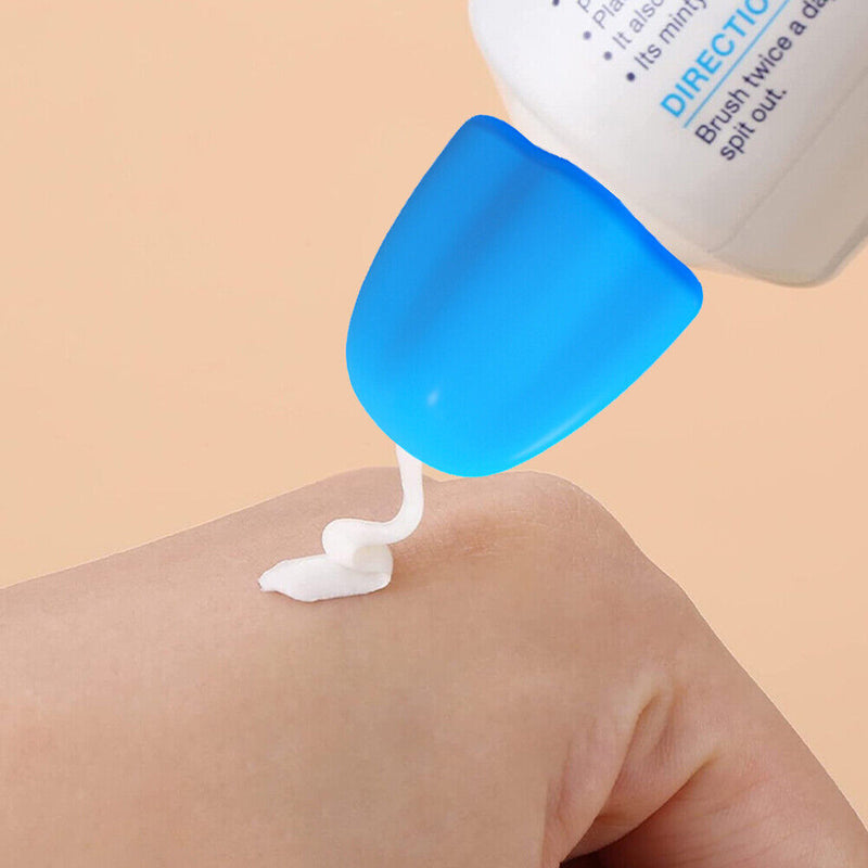#A Silicone Toothpaste Cap Self-Closing Toothpaste Saver Squeezer Dispenser Slee