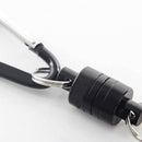 Magnetic Buckle Portable Carabiner Lure Magnet Hanging Clasp Holder (Black)