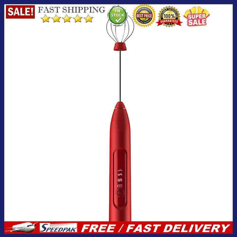 Electric Egg Beater Coffee Household Whisk Milk Stirrer Foamer Manual Hand Mixer