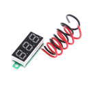 0.28inch Mini Voltmeter LED Display DC2.5-30V Voltage Tester Panel (Green) Newly