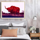 Cow Animal Pattern Digital Paint Frameless Hand Painted Oil Picture DIY Decor