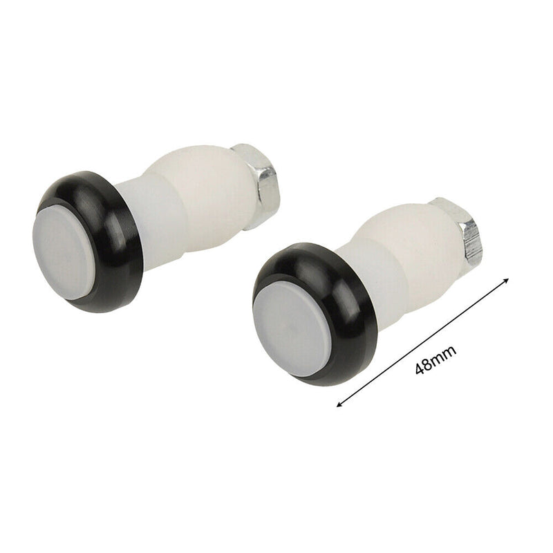 2pcs Bicycle Handlebar Light Bike Bar End Plugs Safety Warning Indicator La