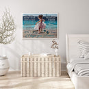 Dancing Girl Oil Paint By Numbers Kits Canvas DIY Picture Hand Painted Wall Art