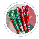 Elk Xmas Boy Ten Color Pen Stationery Christmas Ballpoint Pen Santa Claus