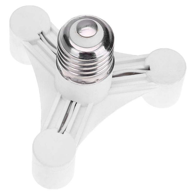 E27 to 3E14 Bulb Light Socket Adapter Splitter Screw Induction Lamp Holder UK