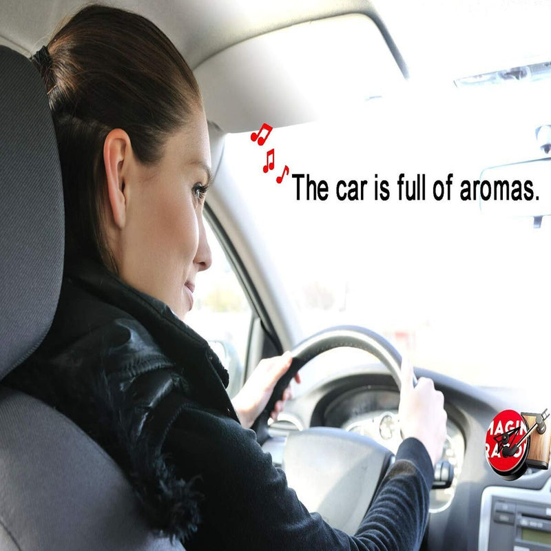 Car Record Player Turntable Diffuser Car Vent Clip Fragrance Aromatherapy