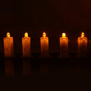 2pcs LED Paper Lantern Wicks Balloons Light for Party Festival (Yellow) Newly
