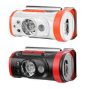 LED Headlamp Fishing Headlight Motion Sensor Camping Light (Orange White)
