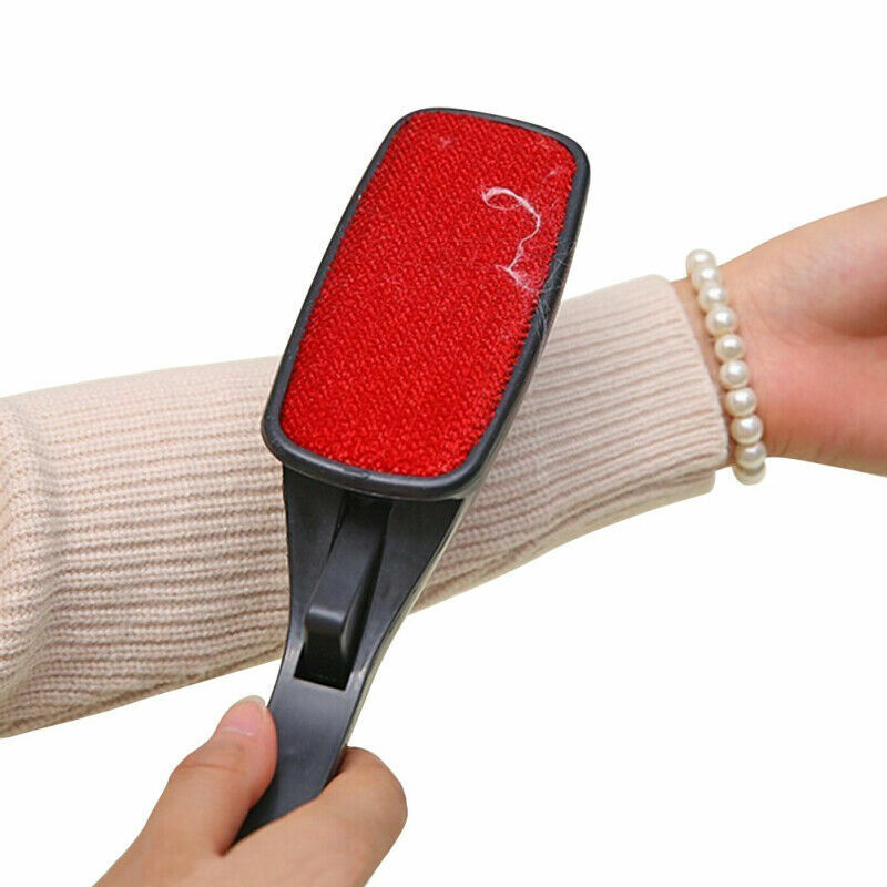 Rotating Lint Brush Fabric Pet Hair Remover Fluff Dust Clean Sofa Clothes S6V9