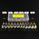 Durable trout Spoon Spinner Fishing metal Lures Crank Bait Feather Treble Hook