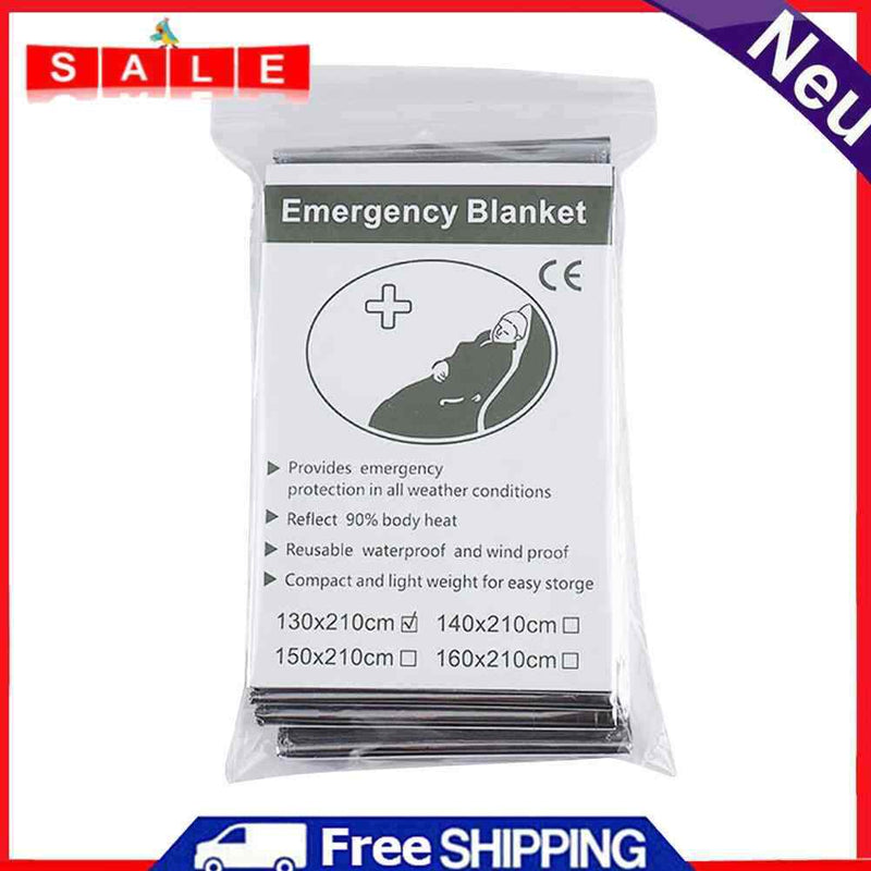 BLOOOK life blanket f? the outdoor, outdoor thermal emergency blanket silverf