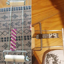 DIY Wood Weaving Beading Loom Kit Bracelet Jewelry Handmade Knitting Tool Newly