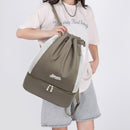 Drawstring Swimming Backpack Fitness Bag Waterproof Pool Dry Wet Bag (Gray)
