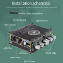 2x160W+220W Power Subwoofer Amplifier Board 2.1CH Home Theater Audio Stereo Amp