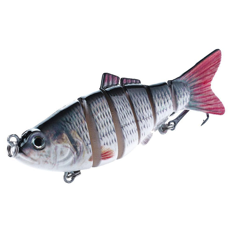 Fishing Lure 6 Segment Lifelike Fish Hooks Baits Swimbait Fishing Lures