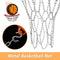 Duty Sports Durable Metal Basketball Net Chain Nets Link Rims with S Hooks